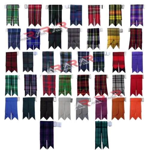 Highland Tartan Kilt Flashes