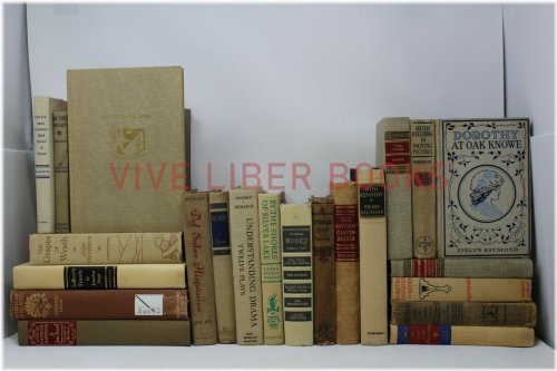 Heritage Collection: Assorted Vintage Hardcover Books in Neutral Tones