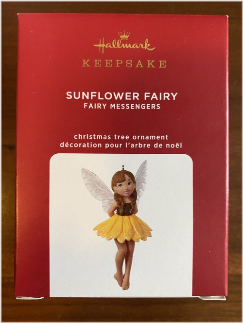 Sunflower Fairy Messenger Ornament