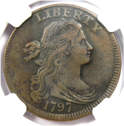 Antique 1797 Draped Bust Large Cent