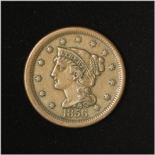 Braided Hair Large Cent - 1856 Edition