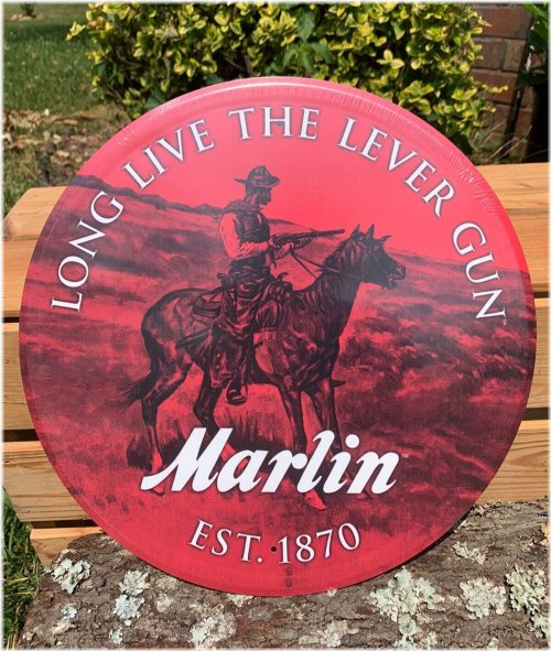 Marlin Firearms Heritage Metal Sign