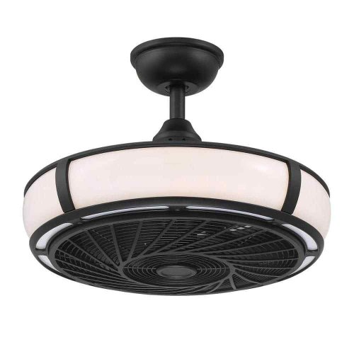 Matte Black LED Fan