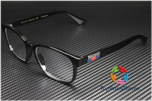 Black Shiny Rectangular Eyeglasses