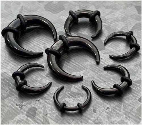 Black Steel Septum Ring