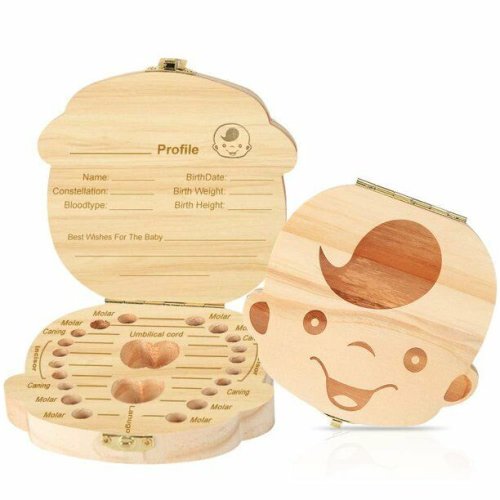 Little Memories Wooden Tooth Box