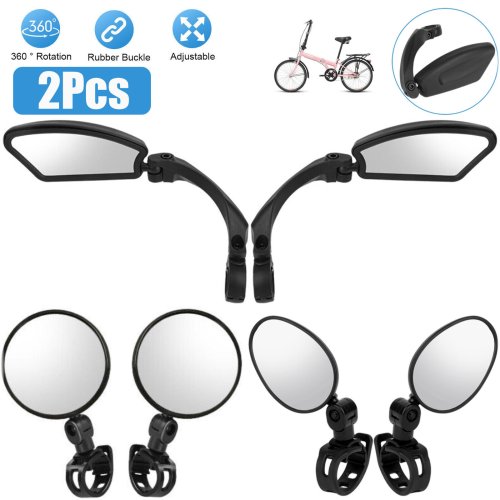 360 View Bike Mirror with Anti-Shock HD Lens for Safe and Easy Cycling