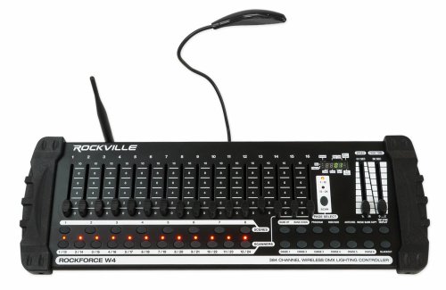 Wireless DMX Lighting and MIDI Controller - ROCKFORCE W4 by Rockville