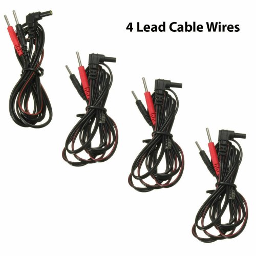 Lead Wire Set for TENS and EMS Devices - Compatible with Multiple Models