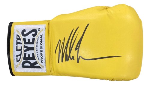 Golden Fist Autograph Boxing Glove