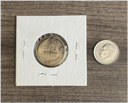 Dad's Fertile MN 5 Cents Trade Token