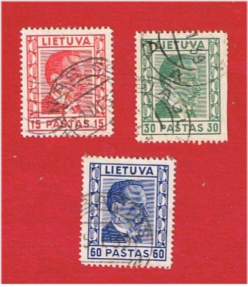 Lithuanian Presidential Stamps Set