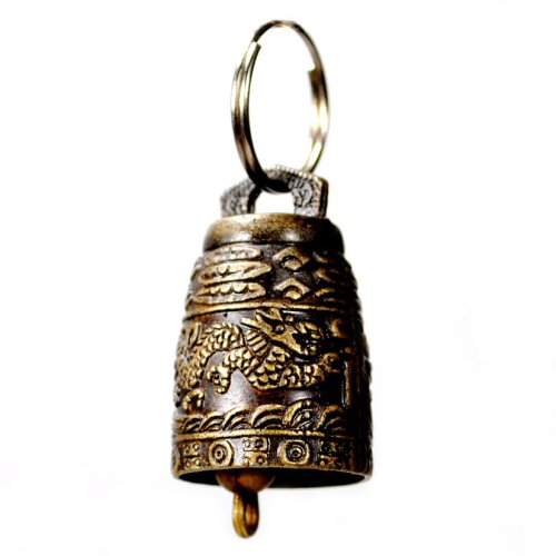 Dragon Bell Keychain - A Feng Shui Charm for Good Luck and Prosperity