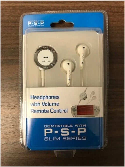 Silver Tone Earbuds with Volume Control