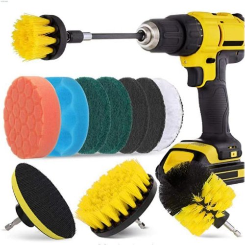 ScrubSpin Cleaning Set for Tiles, Grout, Tubs, Showers, and Walls