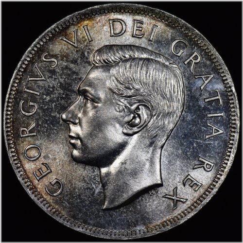 Canadian Silver Dollar - 1949 Gem Uncirculated