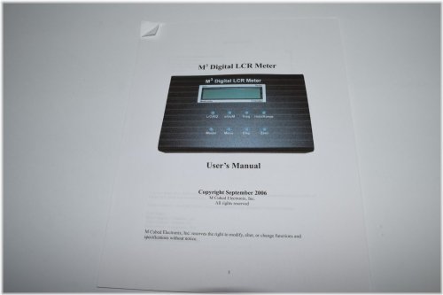 Electronix LCR Meter User's Guide