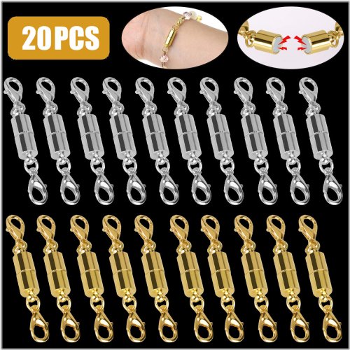 Magnetic Lock Jewelry Connector for Necklaces and Bracelets