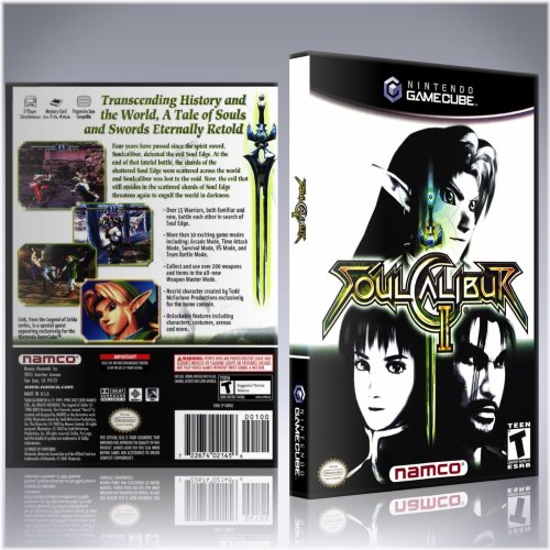 Soul Calibur 2 Case and Artwork Replacement for GameCube