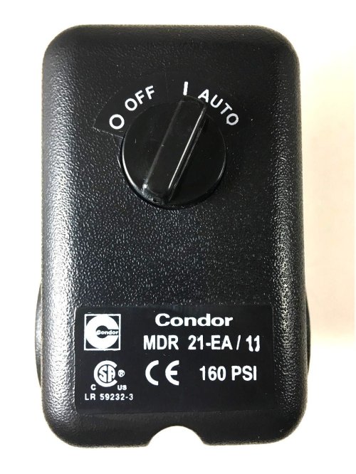 Condor 4-Port Pressure Switch with Unloader and On-Off Lever