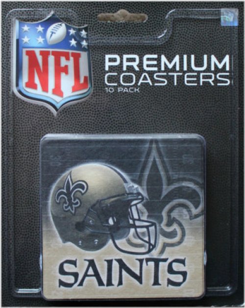 Big Easy Touchdown Coasters - Set of 10 NFL Licensed Sports Coasters