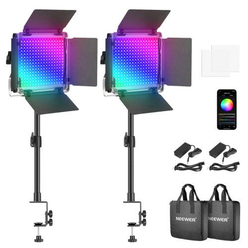 Pro-Light RGB Dimming Kit with Clip Stand (2-Pack)