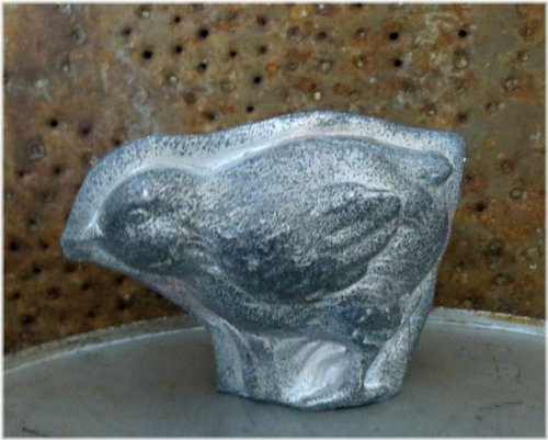 Rustic Tin Easter Chick Chocolate Mold Figurine