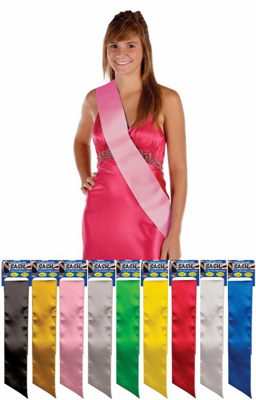 Customizable Satin Sashes for Any Occasion