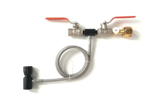 CO2 Dual Valve Refill System with 32" Hose