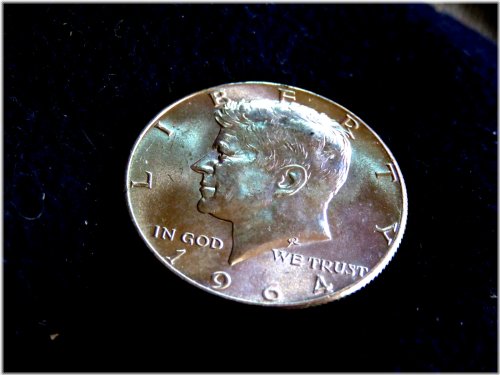 Jaw Dropping Gem Brilliant Uncirculated Lustrous 1964 J F Kennedy Half Dollar W2