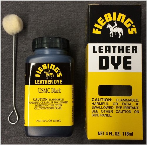 Fiebing's Leather Dye Kit with Wool Dauber for Leather Goods