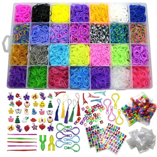 Rainbow Bands Craft Set for Creative Kids Bracelet Making