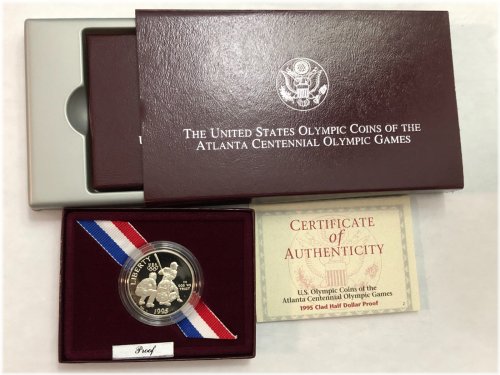 Olympic Baseball 1995 Proof Commemorative Half Dollar Set