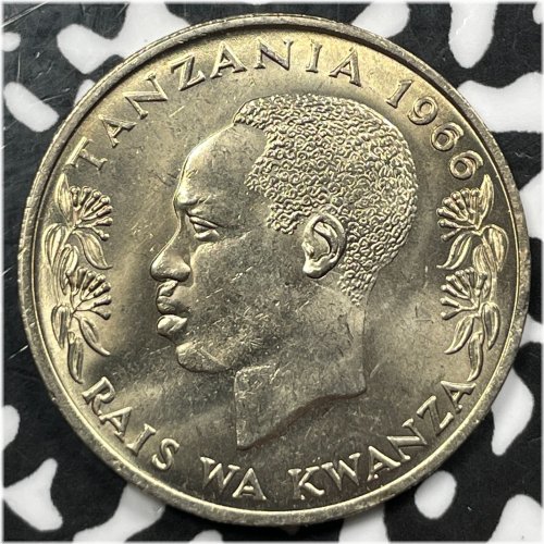 Tanzanian Shilling 1966 - High Grade Limited Availability