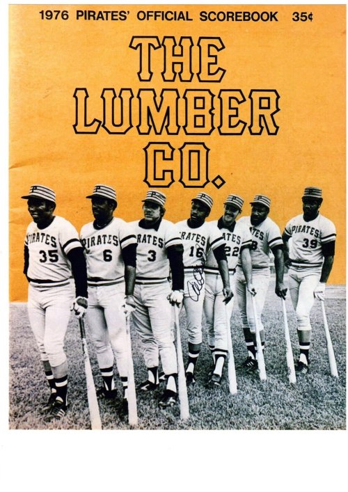 Pittsburgh Pirates 1976 Team Photo