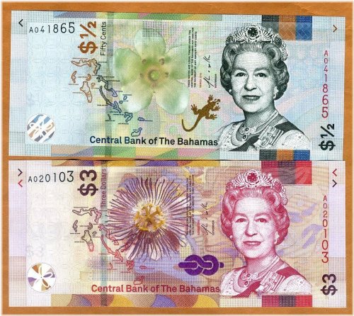 Bahamas Redesigned Banknotes 2019 - UNC QEII Series