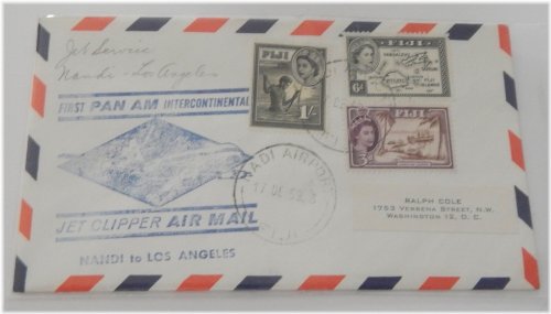 Transpacific Airmail Route Inaugural Flight 1959