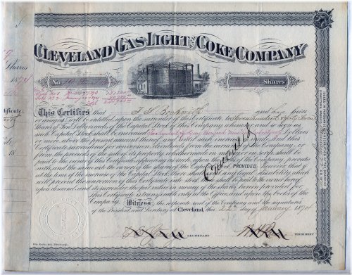 Cleveland Energy Investment Certificate