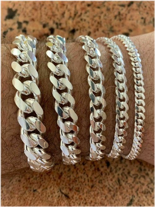 Sterling Cuban Link Bracelet