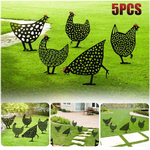 Clucky Charm Garden Decor Set