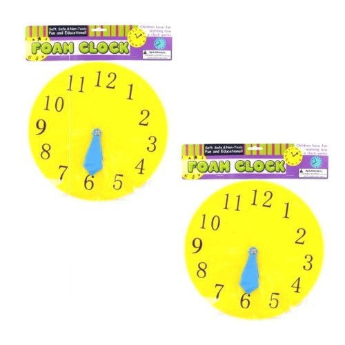 Foam Clock Learning Set
