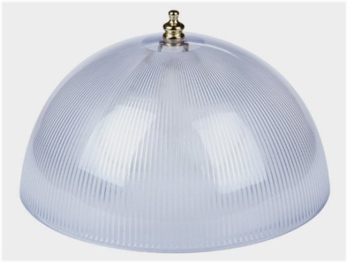 Prismatic Dome Clip-On Lamp Shade