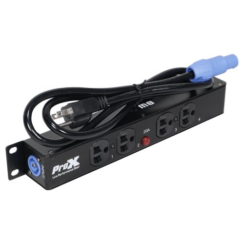 Power Hub 4-Outlet Box with PowerCON Compatibility