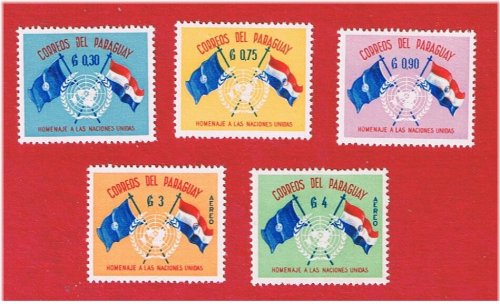 Paraguay Stamp Set - Mint Very Fine Lightly Hinged OG
