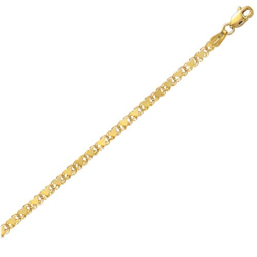 Golden Heart Anklet