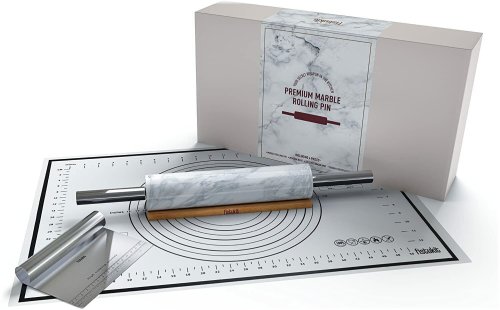 Marble & Steel Baking Companion