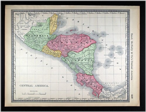 Central American Cartographic Treasures of 1881