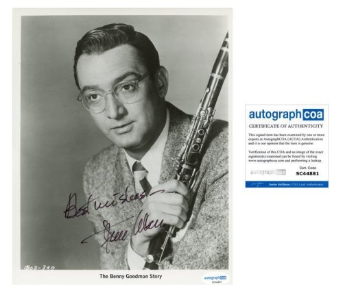 The Benny Goodman Story" Autographed 8x10 Photo by Steve Allen