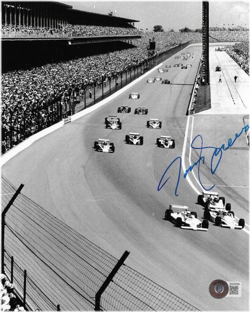 Tom Sneva Champion Autographed Photo