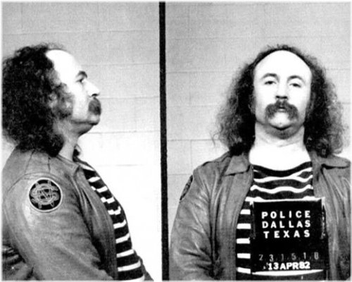 Vintage David Crosby Mugshot Photo Print